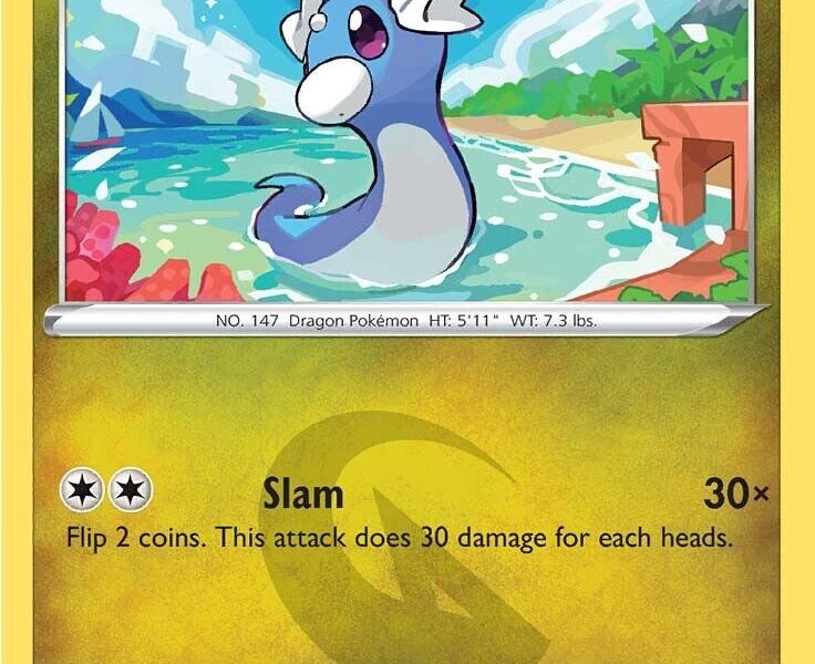 Dratini Pokemon Kaart