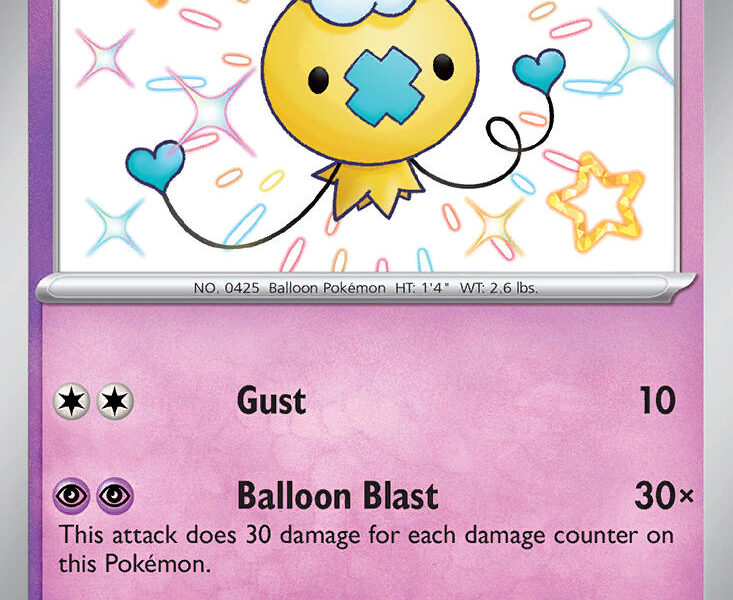 Drifloon Pokemon Kaart