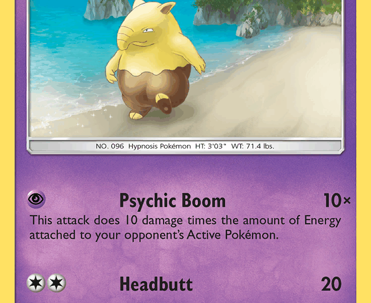 Drowzee Pokemon Kaart