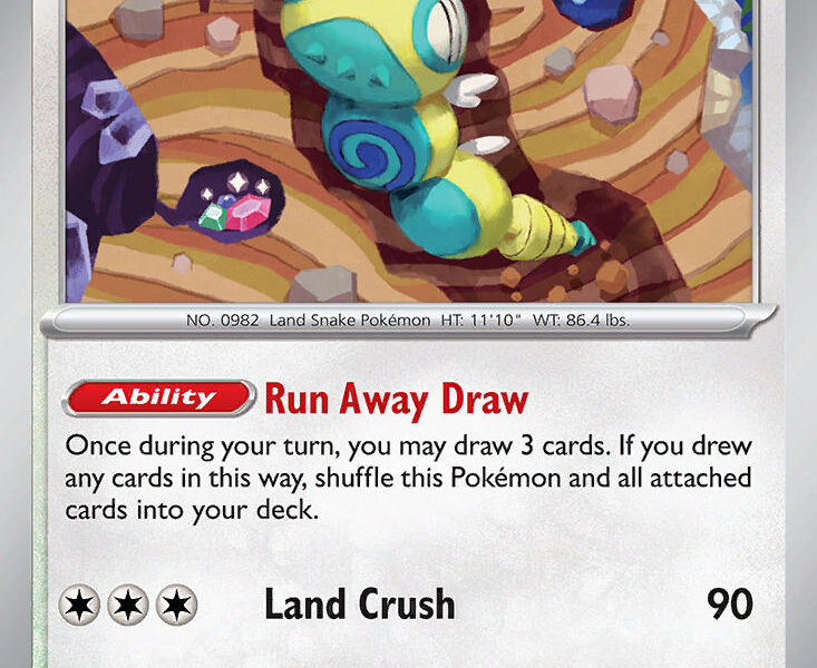 Dudunsparce Pokemon Kaart