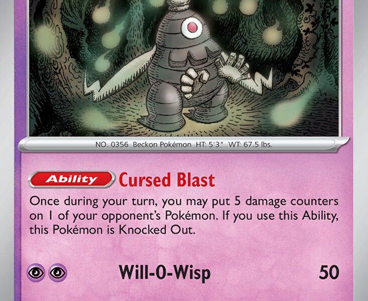 Dusclops Pokemon Kaart