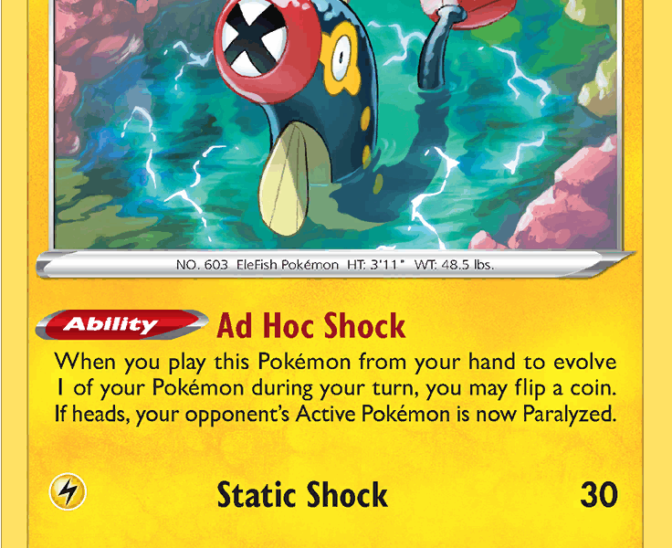 Eelektrik Pokemon Kaart