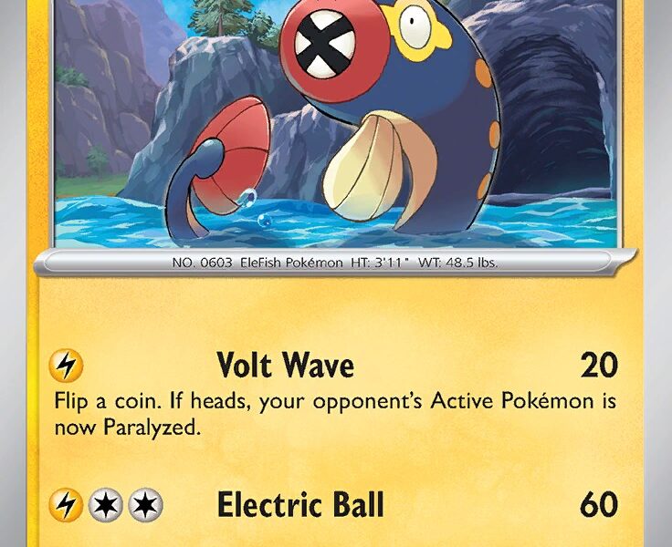 Eelektrik Pokemon Kaart