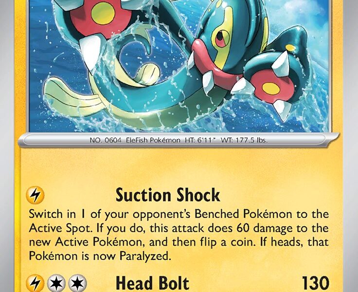Eelektross Pokemon Kaart