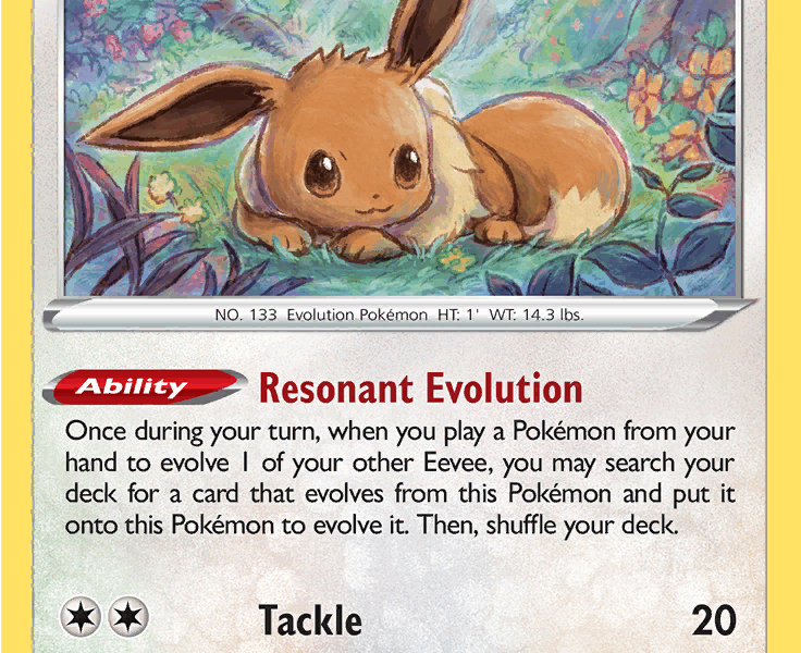 Eevee Pokemon Kaart