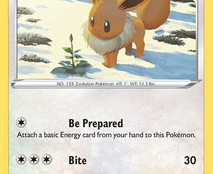 Eevee Pokemon Kaart