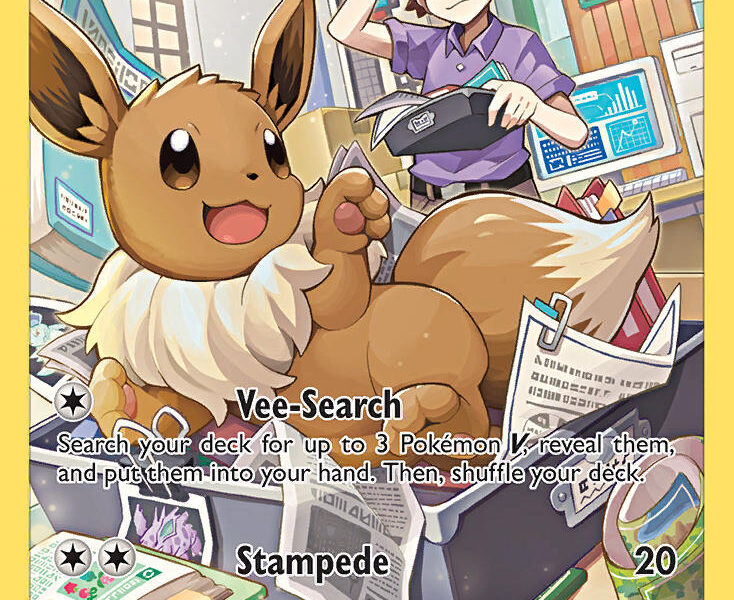 Eevee Pokemon Kaart