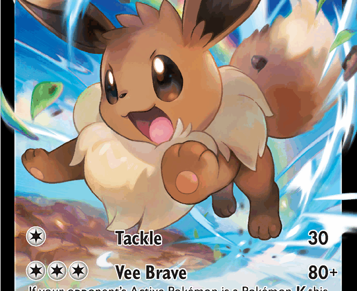 Eevee V Pokemon Kaart