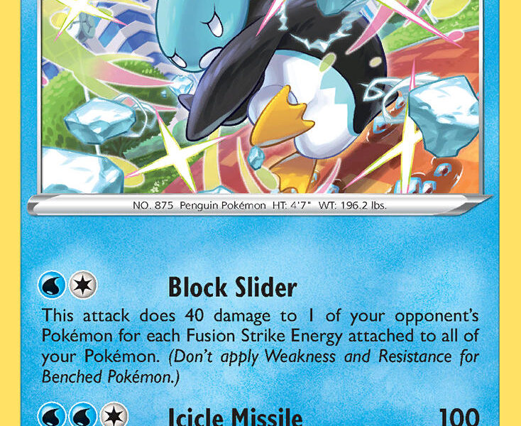 Eiscue Pokemon Kaart