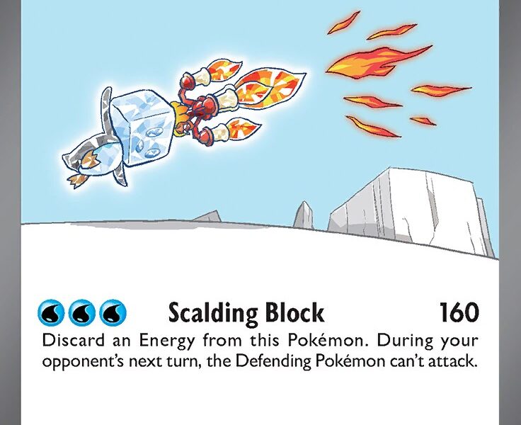 Eiscue ex Pokemon Kaart