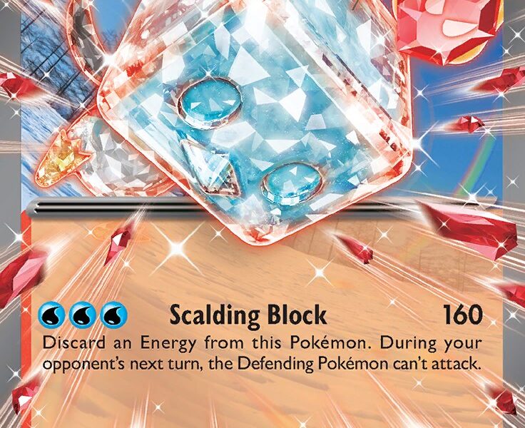 Eiscue ex Pokemon Kaart