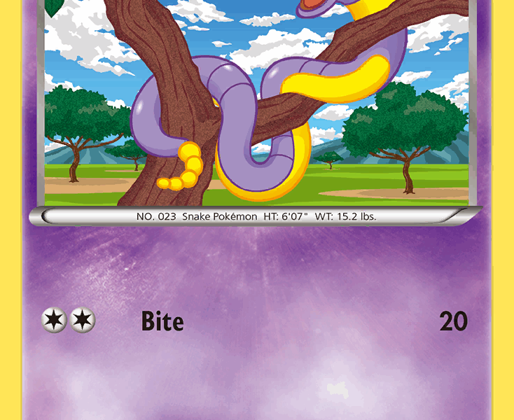 Ekans Pokemon Kaart