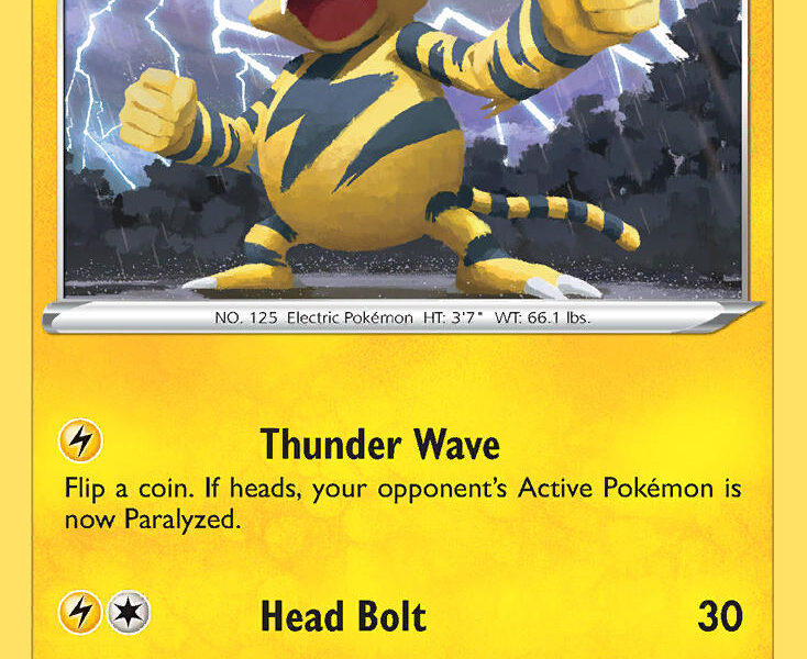 Electabuzz Pokemon Kaart
