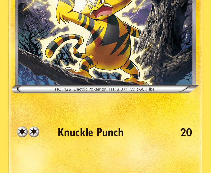Electabuzz Pokemon Kaart