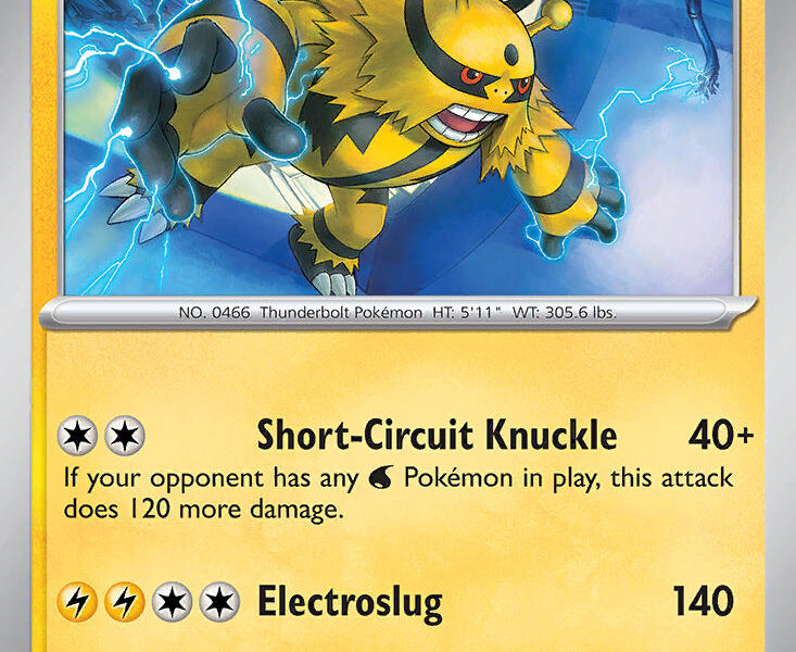 Electivire Pokemon Kaart