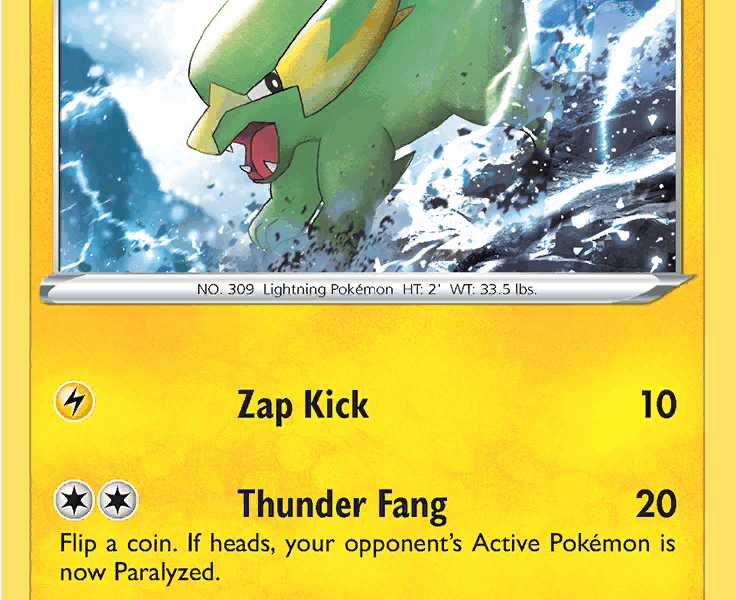 Electrike Pokemon Kaart