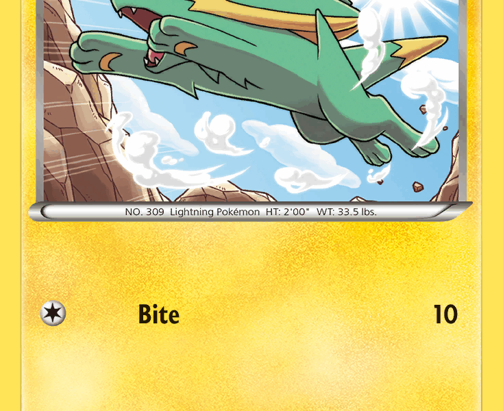 Electrike Pokemon Kaart