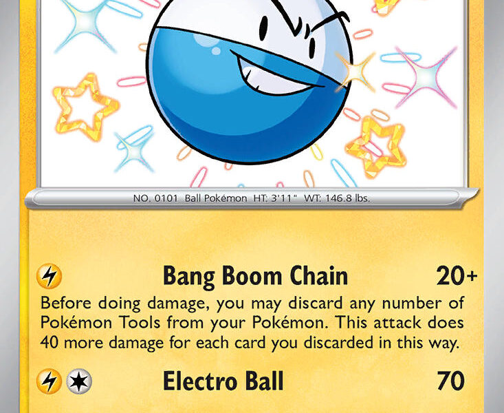 Electrode Pokemon Kaart