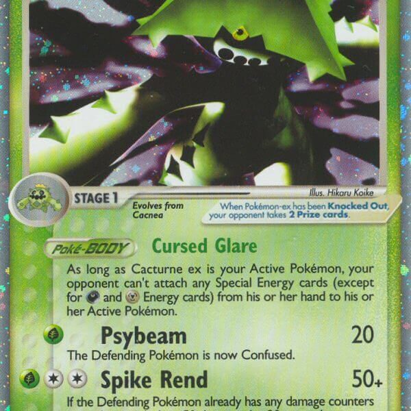 Cacturne ex Pokemon Kaart