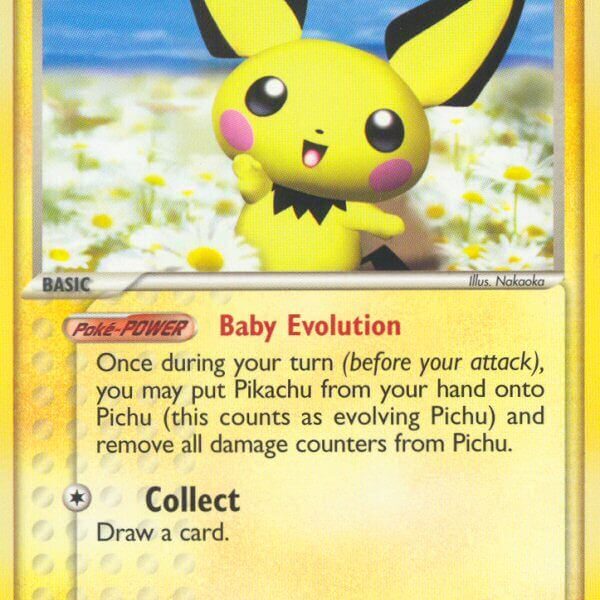 Pichu Pokemon Kaart