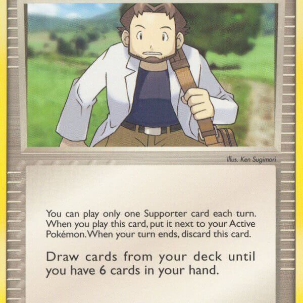 Professor Birch Pokemon Kaart