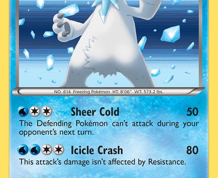 Beartic Pokemon Kaart