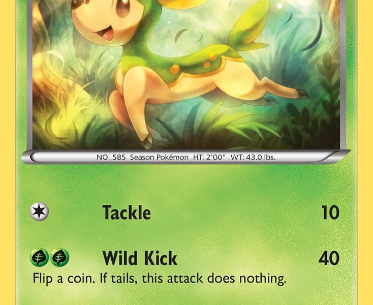 Deerling Pokemon Kaart