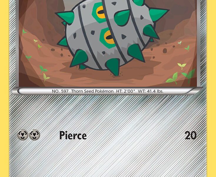 Ferroseed Pokemon Kaart