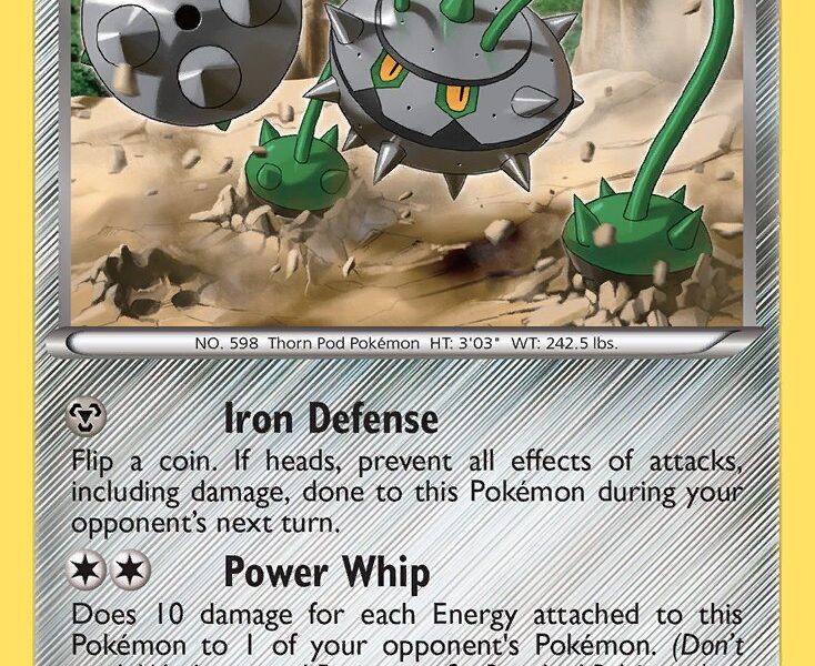 Ferrothorn Pokemon Kaart
