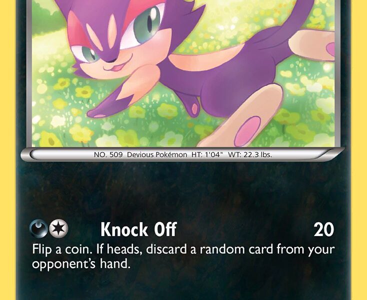 Purrloin Pokemon Kaart