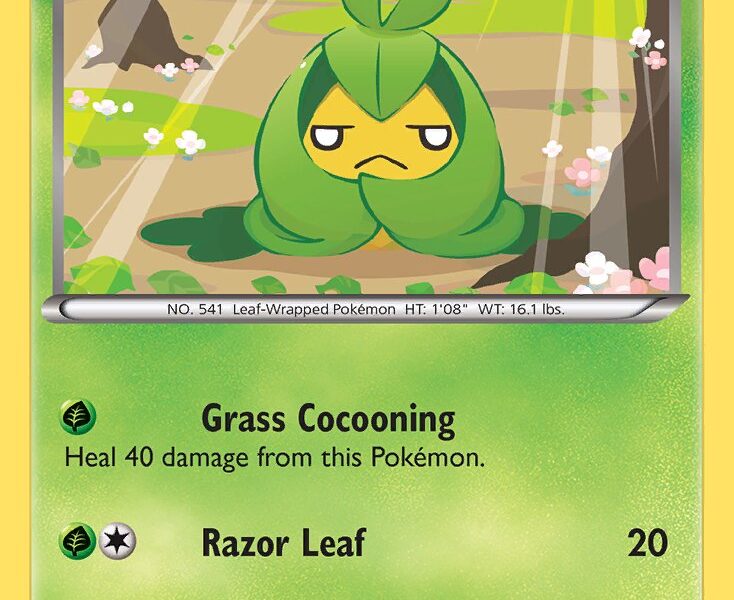 Swadloon Pokemon Kaart
