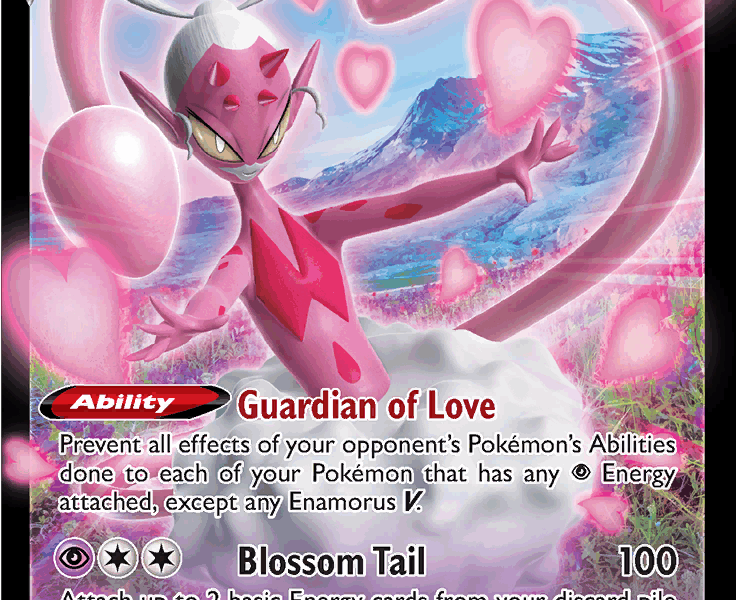 Enamorus V Pokemon Kaart