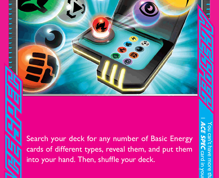 Energy Search Pro Pokemon Kaart