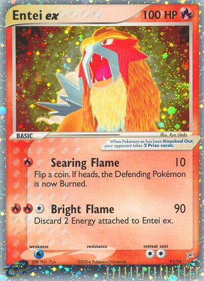 Entei ex Pokemon Kaart
