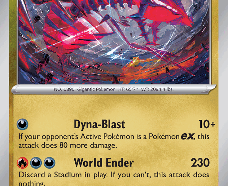 Eternatus Pokemon Kaart