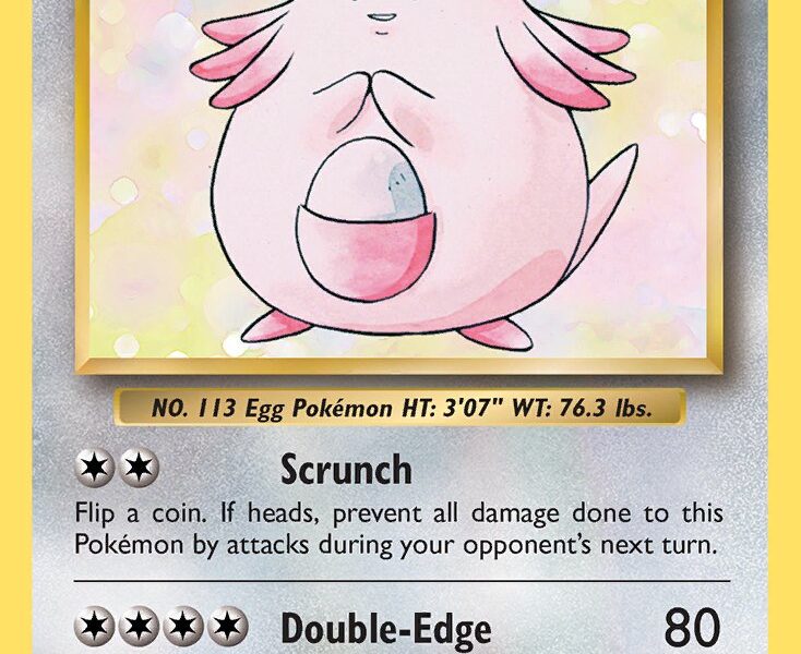 Chansey Pokemon Kaart