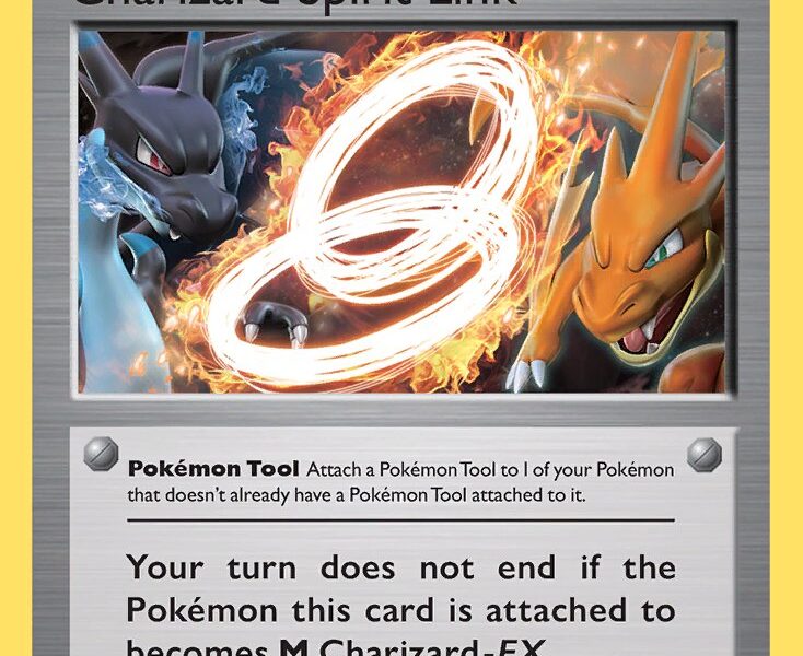 Charizard Spirit Link Pokemon Kaart