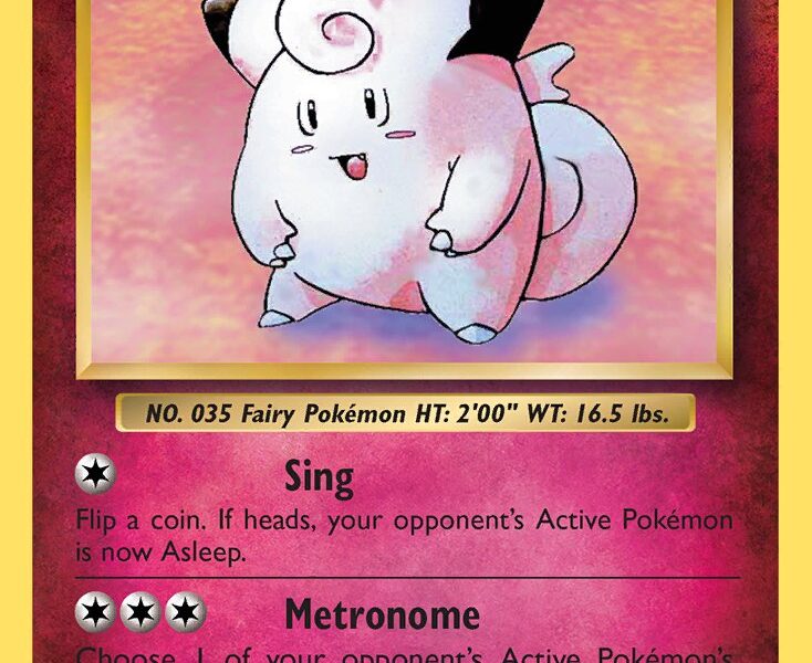 Clefairy Pokemon Kaart