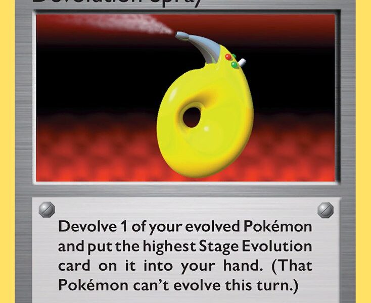 Devolution Spray Pokemon Kaart