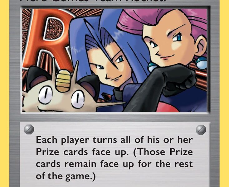 Here Comes Team Rocket! Pokemon Kaart