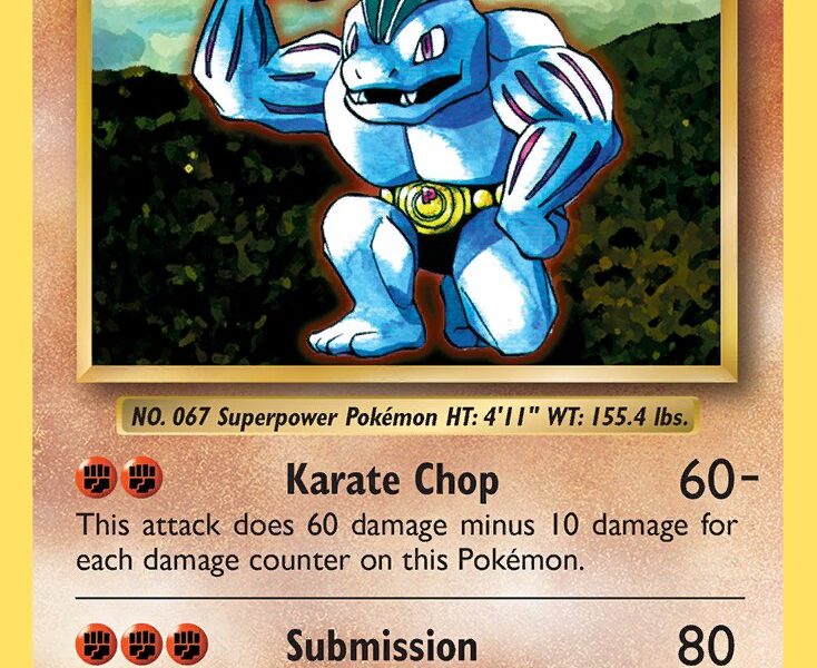 Machoke Pokemon Kaart
