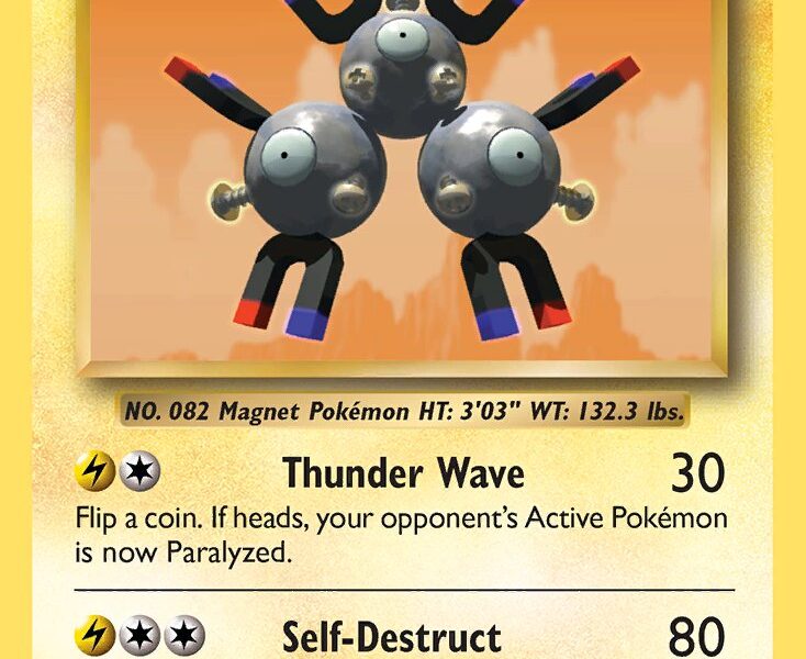 Magneton Pokemon Kaart