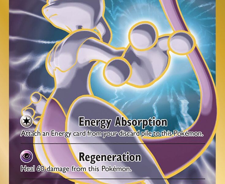 Mewtwo-EX Pokemon Kaart