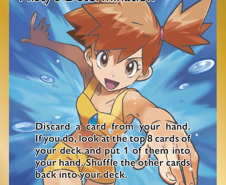 Misty’s Determination Pokemon Kaart