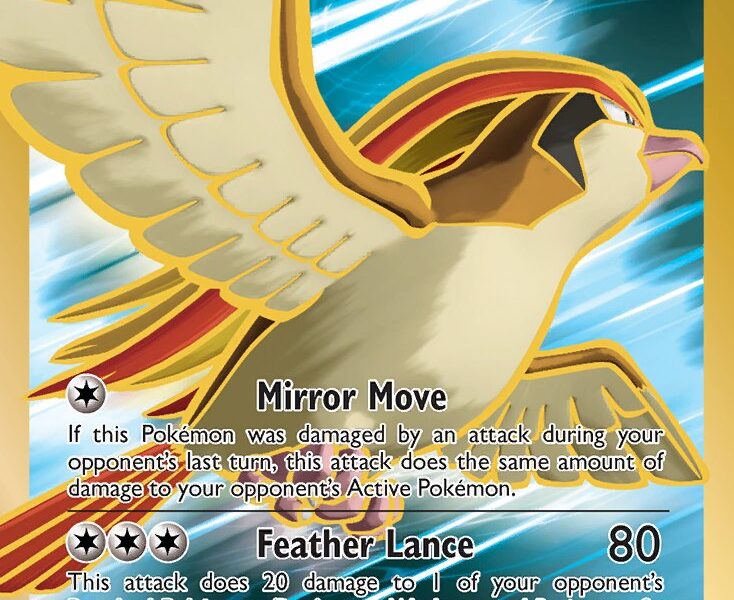 Pidgeot-EX Pokemon Kaart