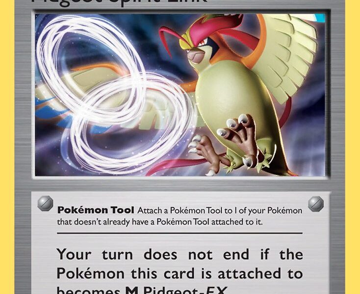 Pidgeot Spirit Link Pokemon Kaart