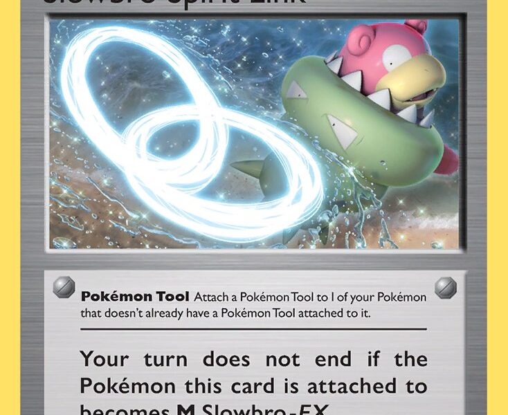 Slowbro Spirit Link Pokemon Kaart