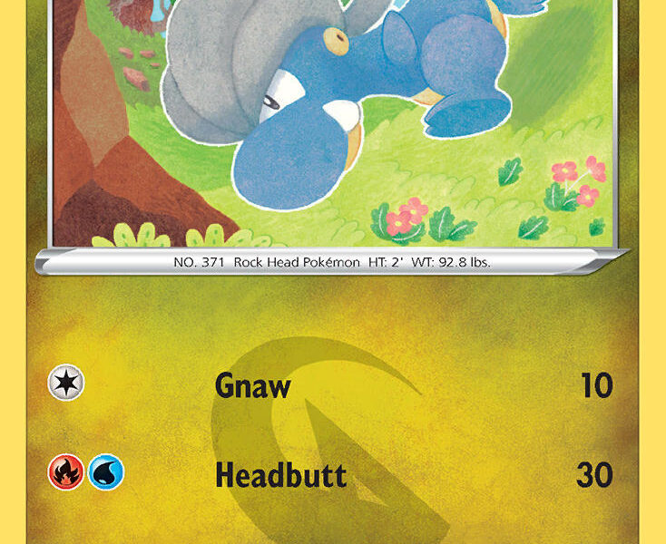 Bagon Pokemon Kaart