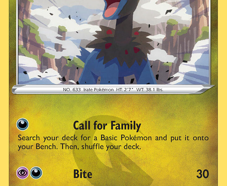 Deino Pokemon Kaart