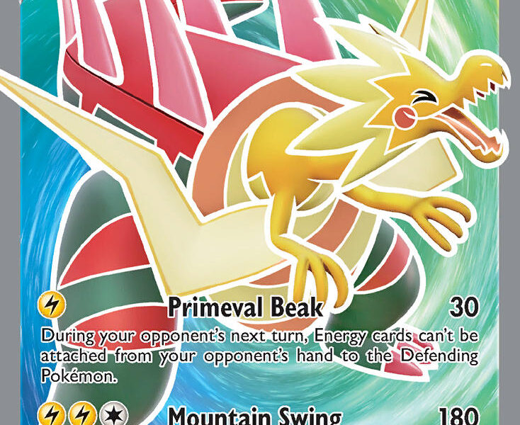 Dracozolt V Pokemon Kaart